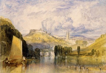  roman - Totnes in den Fluss Dart romantische Turner